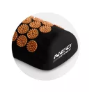 Akupresszúrás szőnyeg, Neo-Sport NS-901, fekete/arany, 125 x 46 x 2,5 cm, párnával, hordtáskával, levehető pamut huzat, 378 + 51 db tüskés rozetta