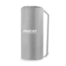 Akupresszúrás szőnyeg, Neo-Sport NS-903, fekete/ezüst, 68 x 42 x 1,5 cm, párnával, levehető pamut huzat, hordtáskával, 230 + 76 tüskés rozetta