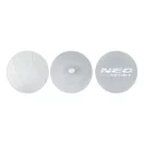 Fitnesz labda, Neo-Sport NS-952, ezüst, 75 cm, pukkanásgátló rendszer, csúszásmentes felület, PVC, pumpával (TE195200)