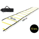 Koordinációs létra, Neo-Sport NS-967, 600 cm, agilitásfejlesztő, gyorsasági és lábmunkagyakorlatokhoz (TE196700)