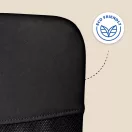 Irodai szék, Sofotel Tamar, fekete, 105-115 cm, 34-44 cm ülésmagasság, mikrohálós háttámla, állítható, hintamechanika, gázliftes magasságállítás, gumírozott kerekek