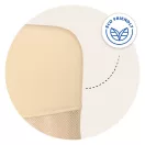 Irodai szék, Sofotel Tamar, bézs, 105-115 cm, 34-44 cm ülésmagasság, mikrohálós háttámla, állítható, hintamechanika, gázliftes magasságállítás, gumírozott kerekek