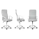 Irodai szék, Sofotel Tamar, szürke, 105-115 cm, 34-44 cm ülésmagasság, mikrohálós háttámla, állítható, hintamechanika, gázliftes magasságállítás, gumírozott kerekek
