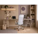 Irodai szék, Sofotel Tamar, szürke, 105-115 cm, 34-44 cm ülésmagasság, mikrohálós háttámla, állítható, hintamechanika, gázliftes magasságállítás, gumírozott kerekek