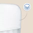 Irodai szék, Sofotel Tamar, fehér, 105-115 cm, 34-44 cm ülésmagasság, mikrohálós háttámla, állítható, hintamechanika, gázliftes magasságállítás, gumírozott kerekek
