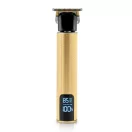 Akkumulátoros hajvágó, Berdsen BD-260, arany, 5 W, acél penge, 6000/7500/8500 RMP, 1,5–9 mm, LCD kijelzős, Li-Ion 3,7 V 1800 mAh, USB-C töltés