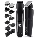 Akkumulátoros univerzális vágó, Berdsen BD-262, fekete, 5 W, 6 az 1-ben, acél penge, 1–12 mm, LCD kijelzős, Li-Ion 3,7 V 600 mAh, USB-C töltés, multigroomer