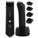 Akkumulátoros testszőrnyíró, Berdsen BD-267, fekete, 5 W, acél penge, 3-12 mm, LCD kijelzős, Li-ion 3,7 V 600 mAh, USB-C töltés