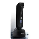 Akkumulátoros testszőrnyíró, Berdsen BD-267, fekete, 5 W, acél penge, 3-12 mm, LCD kijelzős, Li-ion 3,7 V 600 mAh, USB-C töltés
