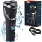 Akkumulátoros borotva, Berdsen BD-268, fekete, 5W, forgófejes, LCD kijelző, Li-Ion 3,7 V, 2000 mAh, USB‑C töltés