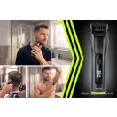 Akkumulátoros haj- és szakállvágó, Berdsen BD-272, fekete, 5 W, 2 az 1-ben, acél penge, 1-11 mm, LCD kijelzős, Li-ion 3,7 V 1200 mAh, USB-C töltés