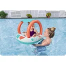 Gumimatrac, BESTWAY Comfort Plush, fehér, napellenzővel, 84 x 67 cm (34203)