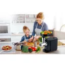 Berdsen BD-600 húsdaráló, 300/800 W, ezüst, rozsdamentes acél kés és tárcsa, visszaforgató funkció, csúszásmentes talp