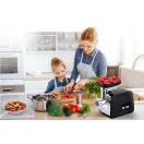 Berdsen BD-601A húsdaráló, 450/1200 W, ezüst/fekete, rozsdamentes acél kés és tárcsa, visszaforgató funkció, csúszásmentes talp
