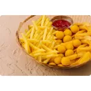 Sütőpapír Air Fryer forrólevegős sütőhöz, Berdsen, 16 cm, 20 db, natúr barna, hőálló kivitel, tapadásmentes, kör alakú