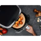 Sütőpapír Air Fryer forrólevegős sütőhöz, Berdsen, 20 cm, 50 db, natúr barna, hőálló kivitel, tapadásmentes, kör alakú