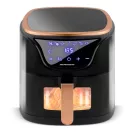 Air Fryer forrólevegős sütő, Berdsen BD-652, 5 l, arany/fekete, olaj nélküli sütés, hőszigetelést biztosító ház, nem igényel sütőpapírt, 1500 W