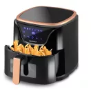 Air Fryer forrólevegős sütő, Berdsen BD-652, 5 l, arany/fekete, olaj nélküli sütés, hőszigetelést biztosító ház, nem igényel sütőpapírt, 1500 W