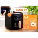 Air Fryer forrólevegős sütő, Berdsen BD-652, 5 l, arany/fekete, olaj nélküli sütés, hőszigetelést biztosító ház, nem igényel sütőpapírt, 1500 W