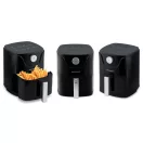 Air Fryer forrólevegős sütő, Berdsen BD-654, 2,5 l, ezüst/fekete, olaj nélküli sütés, 8 programos, hőszigetelést biztosító ház, 1000 W