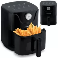   Air Fryer forrólevegős sütő, Berdsen BD-654, 2,5 l, fekete, olaj nélküli sütés, 8 programos, hőszigetelést biztosító ház, 1000 W