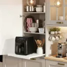 Air Fryer forrólevegős sütő, Berdsen BD-660, 8 l, fekete, olaj nélküli sütés, érintőkijelzős, 12 programos, ablakos kosár, LED világítás, 1700 W