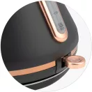 Vízforraló, Berdsen BD-701, 1700 ml, fekete, 1850-2200 W, fém ház, szárazonforrás elleni védelem, 360°-os talp, világító kapcsoló, kivehető vízkőszűrő, hőmérővel