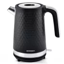 Vízforraló, Berdsen BD-705, 1700 ml, fekete-ezüst, 1850-2200 W, fém ház, szárazonforrás elleni védelem, 360°-os talp, világító kapcsoló, kivehető vízkőszűrő