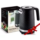 Vízforraló, Berdsen BD-705, 1700 ml, fekete-ezüst, 1850-2200 W, fém ház, szárazonforrás elleni védelem, 360°-os talp, világító kapcsoló, kivehető vízkőszűrő