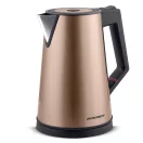 Vízforraló, Berdsen BD-708, 1700 ml, réz, 1850-2200 W, duplafalú, szárazonforrás elleni védelem, nem melegedő burkolat, melegen tartás 2 óráig, 360°-os talp