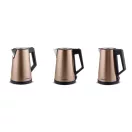 Vízforraló, Berdsen BD-708, 1700 ml, réz, 1850-2200 W, duplafalú, szárazonforrás elleni védelem, nem melegedő burkolat, melegen tartás 2 óráig, 360°-os talp