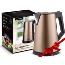 Vízforraló, Berdsen BD-708, 1700 ml, réz, 1850-2200 W, duplafalú, szárazonforrás elleni védelem, nem melegedő burkolat, melegen tartás 2 óráig, 360°-os talp