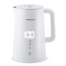 Vízforraló, Berdsen BD-709, 1700 ml, fehér, 1850-2200 W, duplafalú, érintőpaneles hőfokbeállítás, nem melegedő fogantyú, melegen tartás 2 óráig, 360°-os talp, hőmérővel