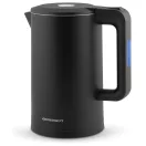 Vízforraló, Berdsen BD-710, 1700 ml, fekete, 1850-2200 W, duplafalú, szárazforralás elleni védelem, 360°-os talp, nem melegedő burkolat, kivehető vízkőszűrő