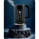 Vízforraló, Berdsen BD-712, 1700 ml, fekete-arany, 1850-2200 W, érintőpaneles hőfokbeállítás, fém ház, melegen tartás 3 óráig, duplafalú, 360°-os talp, hőmérővel