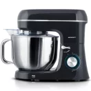 Konyhai robotgép, Berdsen BD-756, fekete/ezüst, 6 l, 1400 W, 3 az 1-ben, planetáris keverés, rozsdamentes acél tál, 6 sebességfokozat, impulzus mód (TE375600)