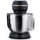 Konyhai robotgép, Berdsen BD-756, fekete/arany, 6 l, 1400 W, 3 az 1-ben, planetáris keverés, rozsdamentes acél tál, 6 sebességfokozat, impulzus mód (TE375601)