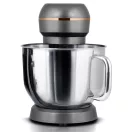 Konyhai robotgép, Berdsen BD-756, szürke/arany, 6 l, 1400 W, 3 az 1-ben, planetáris keverés, rozsdamentes acél tál, 6 sebességfokozat, impulzus mód (TE375602)