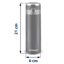 Termosz, Berdsen BD-786, 450 ml, fekete, rozsdamentes acél, duplafalú, LCD kijelző, meleg és hideg italokhoz, 12 órás hőmegtartás