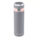 Termosz, Berdsen BD-786, 450 ml, szürke, rozsdamentes acél, duplafalú, LCD kijelző, meleg és hideg italokhoz, 12 órás hőmegtartás