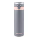 Termosz, Berdsen BD-786, 450 ml, szürke, rozsdamentes acél, duplafalú, LCD kijelző, meleg és hideg italokhoz, 12 órás hőmegtartás