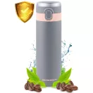 Termosz, Berdsen BD-786, 450 ml, szürke, rozsdamentes acél, duplafalú, LCD kijelző, meleg és hideg italokhoz, 12 órás hőmegtartás