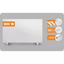 Elektromos fűtőpanel, Berdsen, BD-980, 600 W, 100 x 60 x 1,5 cm, infravörös Carbon Crystal technológia, falra/mennyezetre szerelhető vagy szabadon álló, gyors felfűtés, túlmelegedés elleni védelem, csendes működés