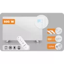 Elektromos fűtőpanel, Berdsen, BD-981, 600 W, 100 x 60 x 1,5 cm, infravörös, Wi‑Fi (Tuya) és távirányító, érintőpanel, beépített termosztát, időzítő 1–9 óra