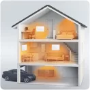 Elektromos fűtőpanel, Berdsen BD-986, fehér, 800 W, 100 x 80 x 1,2 cm, infravörös Carbon Crystal technológia, falra szerelhető