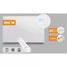 Elektromos fűtőpanel, Berdsen BD-987, fehér, 800 W, 100 x 80 x 1,2 cm, Wi‑Fi (Tuya) és távirányító, érintőpanel, beépített termosztát, időzítő: 1-9 óra