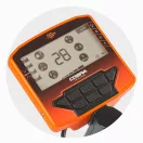 Fémdetektor, Cobra Tector Rush, 71-137 cm, 28 cm vízálló keresőfej, LCD kijelző, hangjelzés, 5 beállítás, elemes (2 db 9V)