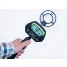 Fémdetektor, Cobra Tector CT-1037, 105-120 cm, 25 cm vízálló keresőfej, LCD kijelző, hangjelzés, 4 beállítás, elemes (2 db 9V)
