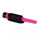 Fémdetektor, Cobra Tector CT-1078, rózsaszín, 24,2 x 3,7 cm, IPX8 vízálló, 3 riasztási mód, beépített LED lámpa, 360° érzékelés, automatikus hangolás, elemes (1 db 9V)