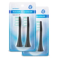   Szónikus fogkefefej, Berdsen Sonica, fekete, 4 db, lepedékeltávolító, zománckímélő, Berdsen Sonica B3 és B4 fogkeféhez